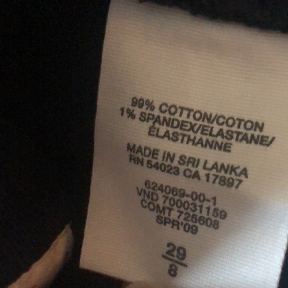 Gap VTG Y2K Limited Edition Wide Leg Flare Sailor Jean 29X30 Navy Cotton Stretch - Picture 8 of 10